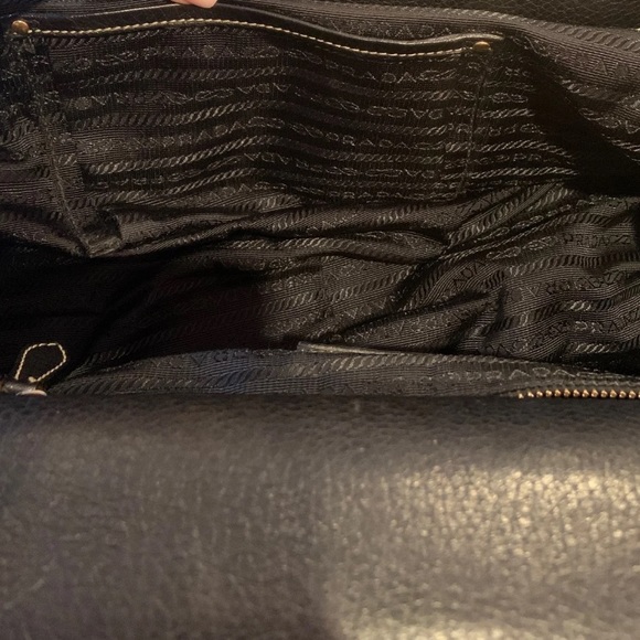 💯Auth PRADA Paglia Vitello Danio Large Raffia Style Straw Bag - Picture 12 of 14